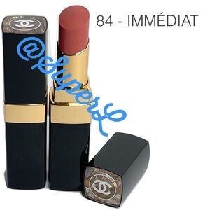 NEW CHANEL ROUGE COCO FLASH Lip Colour Lipstick 84 Immediat Neutral